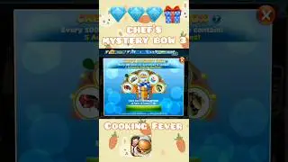 COOKING FEVER: CHEF'S MYSTERY BOW| CASINO GIFT 🎁🎁💎#Gems