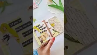 #journaling #shorts  #creativejournaling #scrapbooking ✨️🌼 | yellow theme ♡ ep22
