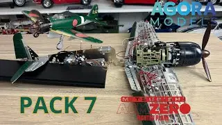 PACK 7 MITSUBISHI A6M ZERO AGORA MODELS @AgoraModels
