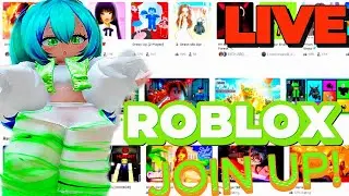 ROBLOX LIVE! 🎀 SLAYING DTI, PRISM RUNWAY & YOUR FAV GAMES! 👠✨