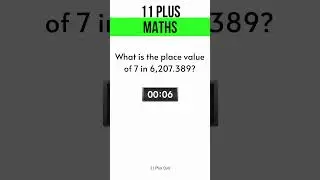 11 Plus Exam Paper | Maths Preparation [Question #103]