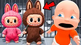 Baby Escapes LABUBU PRISON!