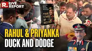LIVE REPORT: Gen. Naravane Exposes Cong's Claims, Priyanka & Rahul Duck Republic TV's Questions