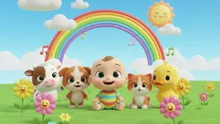 Hello Hello Little Animals 🐶🐱 | Kids Nursery Rhymes | Baby Songs | For Kids
