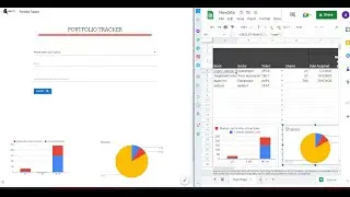 How to create a Google sites dashboard with embedded webapp and charts.