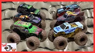 Lets Play With Mystery Mudders Monster Trucks