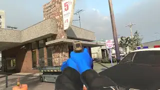 Crime sean at a bank