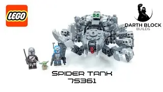 Darth Block Builds the Spider Tank 75361 from Lego Star Wars