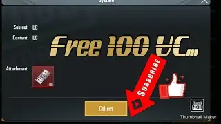 Free 100 uc,1000 battle coin =100uc