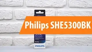 Распаковка Philips SHE5300BK / Unboxing Philips SHE5300BK