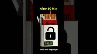TimeLock Case for cigarettes.#howto #howtoquitsmoking