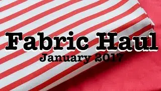 Fabric Haul and Project Plans, January 2017