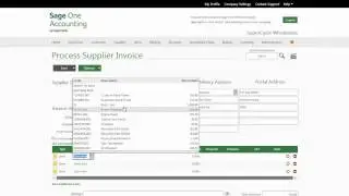 Processing a Supplier Invoice