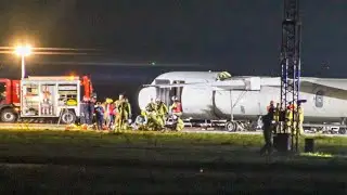 GRIP2 grote multidisciplinaire oefening op Lelystad Airport in Lelystad. 