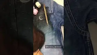 #cristof_clothes #росписьодежды #custom #handpainted #росписьджинсовки #customdenim #кастомодежды