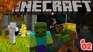 Tentando SOBREVIVER na DUNGEON, ELES s&atilde;o MUITO FORTES!! - Minecraft: Ascendra #02