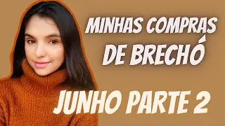 MINHAS COMPRAS DE BRECHÓ JUNHO PARTE 2 l Uma super dica de misturinha.