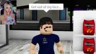 Ladybug Caught EATING at Walmart in Roblox! #roblox #shorts