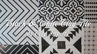 Black and White Tile | Tile Design by Clay Imports