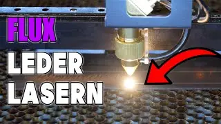 Ziegenleder 🐐 Gravieren und Schneiden mit FLUX Laser?