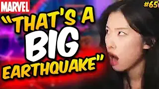 Big Earthquake Hits But She Can&rsquo;t Stop Playing... - Marvel Rivals Funny Moments #65