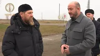 Рамзан Кадыров - Сегодня я побывал на участке будущего строительства новой крупной автодороги...