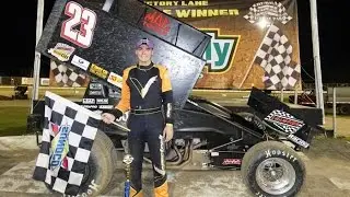 USCS Sprint Cars at BRP, Feature Race, 10-17-2015