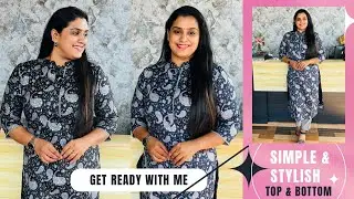Get Ready with Me 💃Simple & Stylish Top & Bottom by Swastik #swastikcollections #trivandrum #online