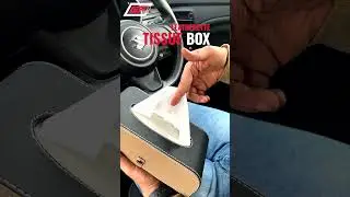 GFX Universal Leather Tissue Box. #ytshorts #car #youtubeshorts #galio  #caraccessories