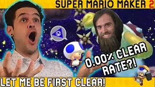 Can I get FIRST CLEAR on Ryu's new level?! | Super Mario Maker 2