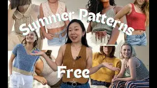 Free Summer Knitting Patterns | Knitting Podcast #knittingpodcast