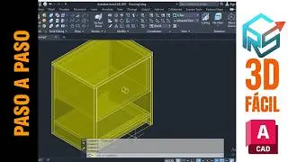Como dibujar un mueble 3d en AutoCAD desde cero