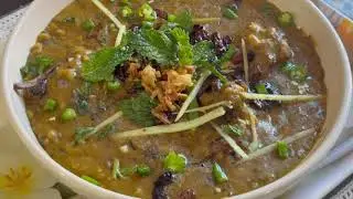 Winter Special Daanedaar Mutton Khichda That Melts in Your Mouth | Dhaniya Methi Style