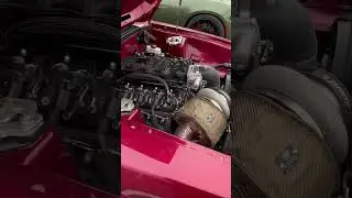 Fox Body Mustang Big Turbo #mustang #foxbody