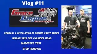 How to remove & instal bronze valve guides/ cutting 3 angle seats/ removing studs/Asnu injectors