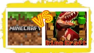 Comparing Minecraft with a Spin off Game | Minecraft vs Dinocraft