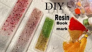 GLITTER RESIN BOOKMARK TUTORIAL | PERSONALIZED WITH CRICUT