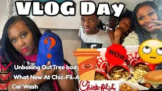 Vlog Day | Unboxing OutTree Sensory Body Sock | Lunch At Chic-Fil-A | Faiths Fun House & Mommy Vlogs