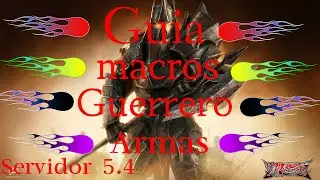 Macro Tutorial for Warrior Weapons pvp 5.4.8 WoW Pandaria Mop world of warcraft (Firestorm)