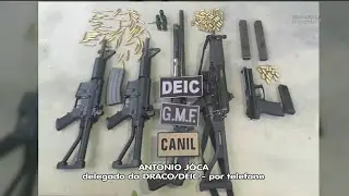 Operação policial resulta na apreensão de arsenal de armas em Florianópolis