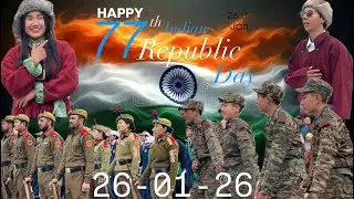 Happy 77th Indian Republic Day ….. Nubra Diskit. 26-01-26 