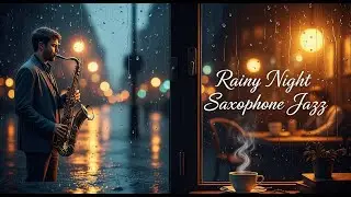 Rainy Day in Cozy Nook 🌧 Soft Saxophone Jazz - Relaxing Instrumental for Work, Study