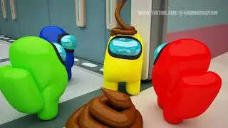 AMONG US POOP! / 0000 / IMPOSTOR POOPED EVERYWHERE! / THE FUNNIEST ANIMATIONS! / #game #memes #funny