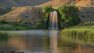 폭포의 잔잔함, 평화로움, Waterfall, Relaxing, Peaceful Music GMMUSIC