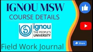 Ignou MSW field work journal sample / Course details