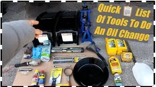 ALL Tools Needed To Do An Oil Change⛽  FULL ✔️ LIST