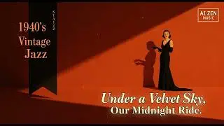1940&rsquo;s Vintage Jazz &ndash; Under a Velvet Sky, Our Midnight Ride.