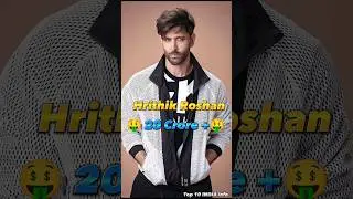 Top 10 Bollywood Actors Monthly Salary 🤑💰🤑💰 #shots @top10indiainfo