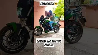 Dominar 400 Starting Issue😵Sensor Failure/Error😤😡#dominar400#error#problem #sensor#failure #moodoff