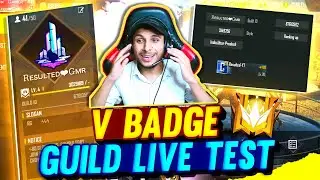 RESULTED GAMER V BADGE GUILD TEST LIVE  😎👽#2BGAMER​​ #FREEFIRELIVE​​ #AJJUBHAILIVE​​ #AS_GAMINGLIVE​